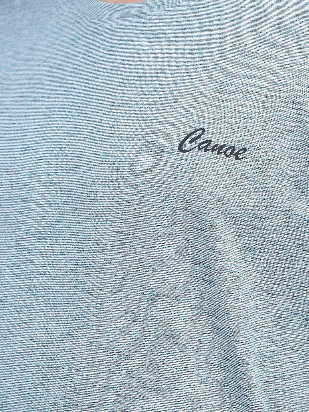 Canoe Men Short Sleeve Polo Neck Solid Pattern T-Shirt