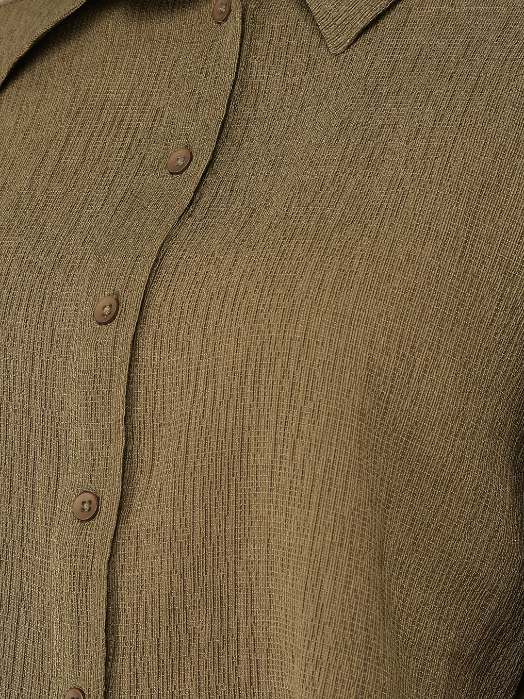 Canoe Women Loose Fit Crop Shirt