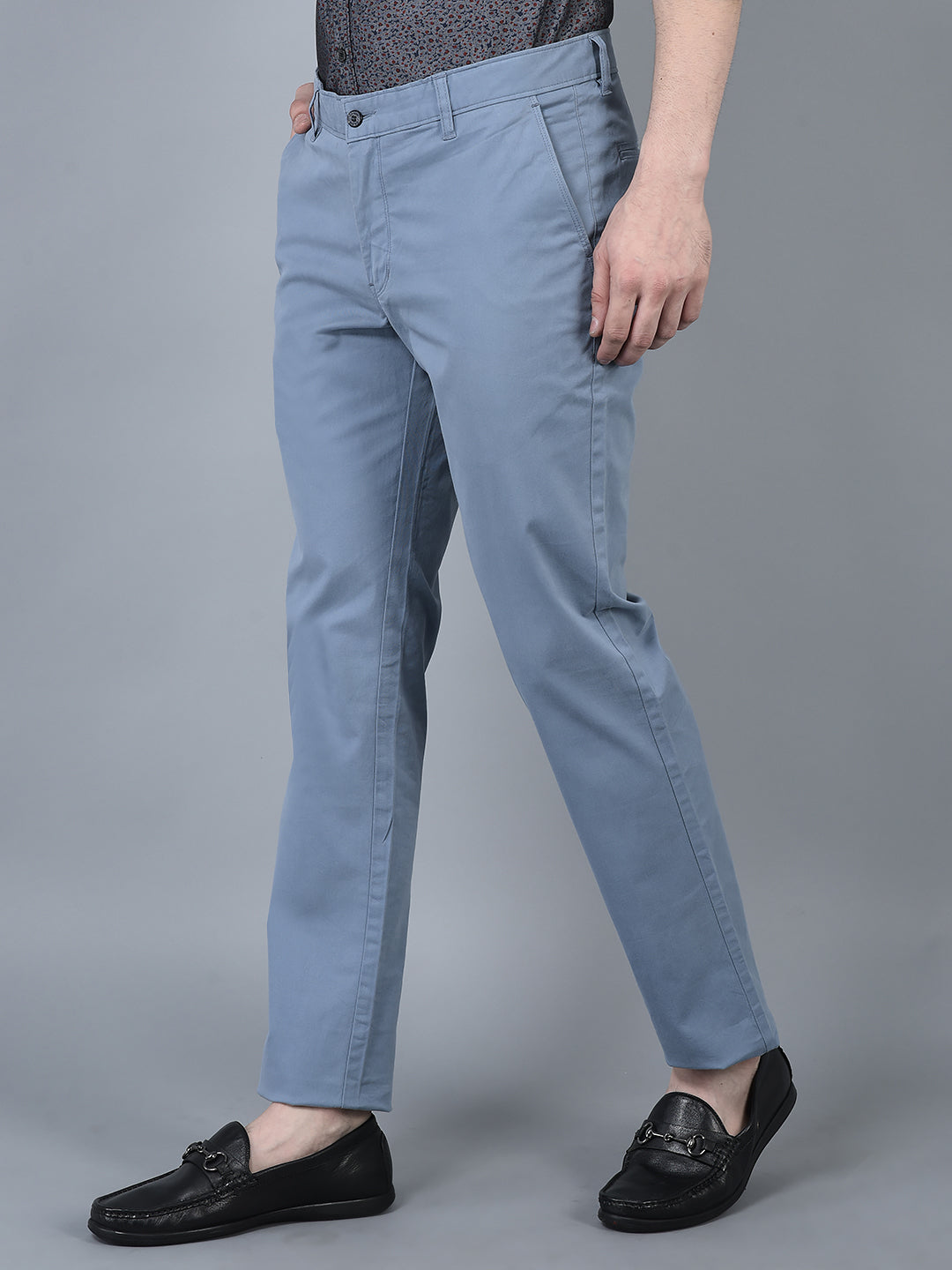 Canoe Men Casual Cotton Fabric Button Closure Solid