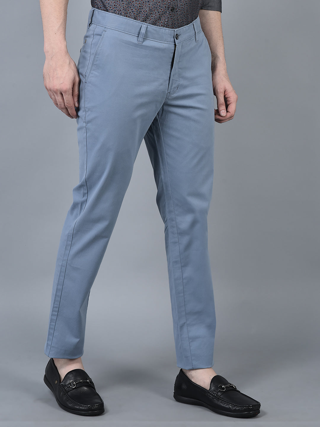 Canoe Men Casual Cotton Fabric Button Closure Solid