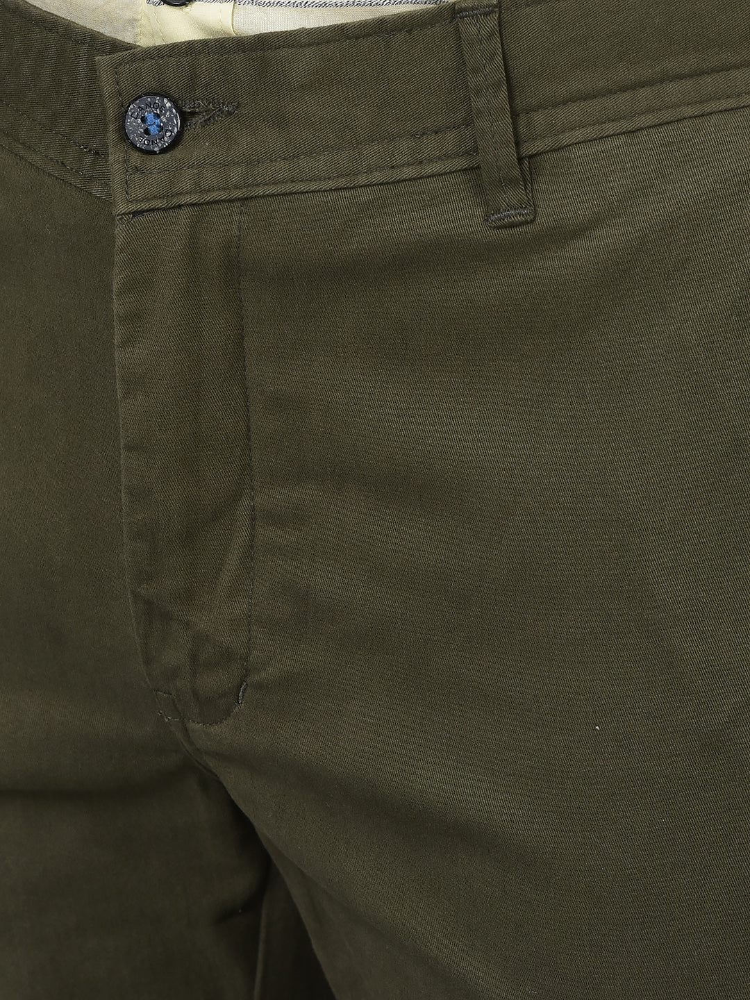 Canoe Men Casual Coffee Cotton Fabric Button Closure Solid