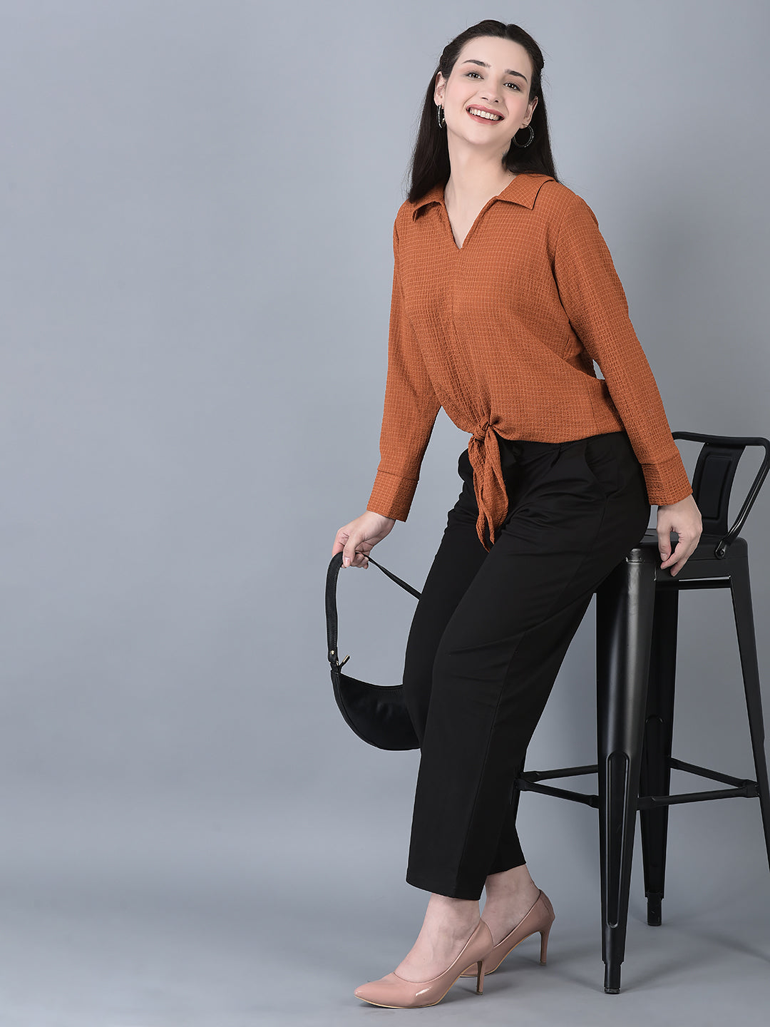 CANOE WOMEN Top Brown Color