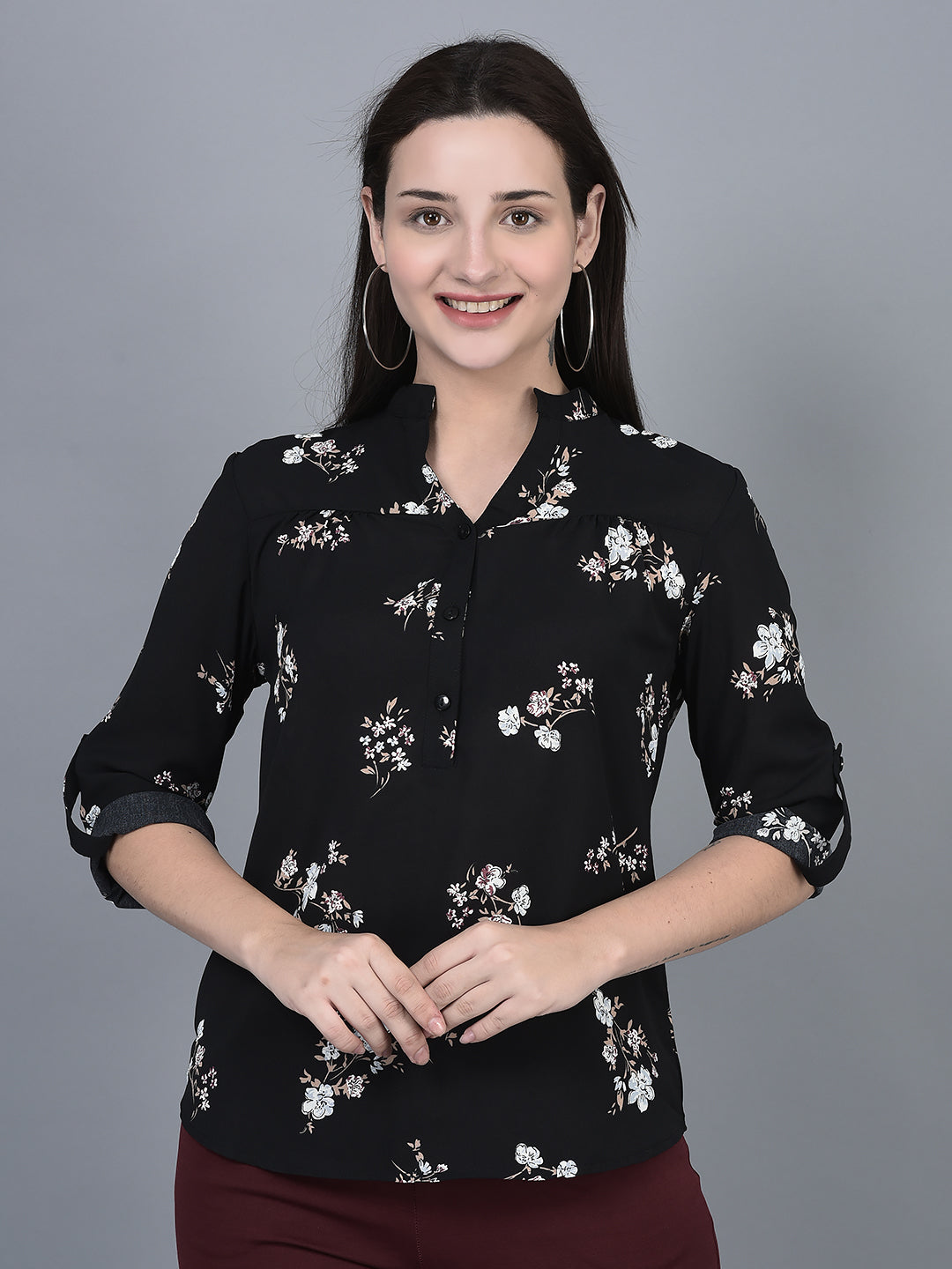 CANOE WOMEN Top Black Color