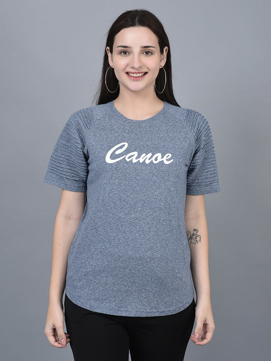 Canoe Women Short Sleeve Round Neck T-Shirt