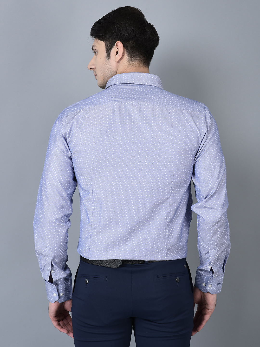CANOE MEN Formal Shirt Cotton Fabric Button Closure Printed