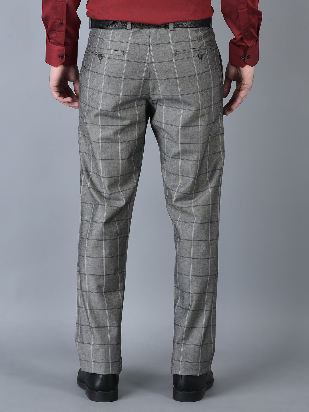 CANOE MEN Formal Trouser GREY Color