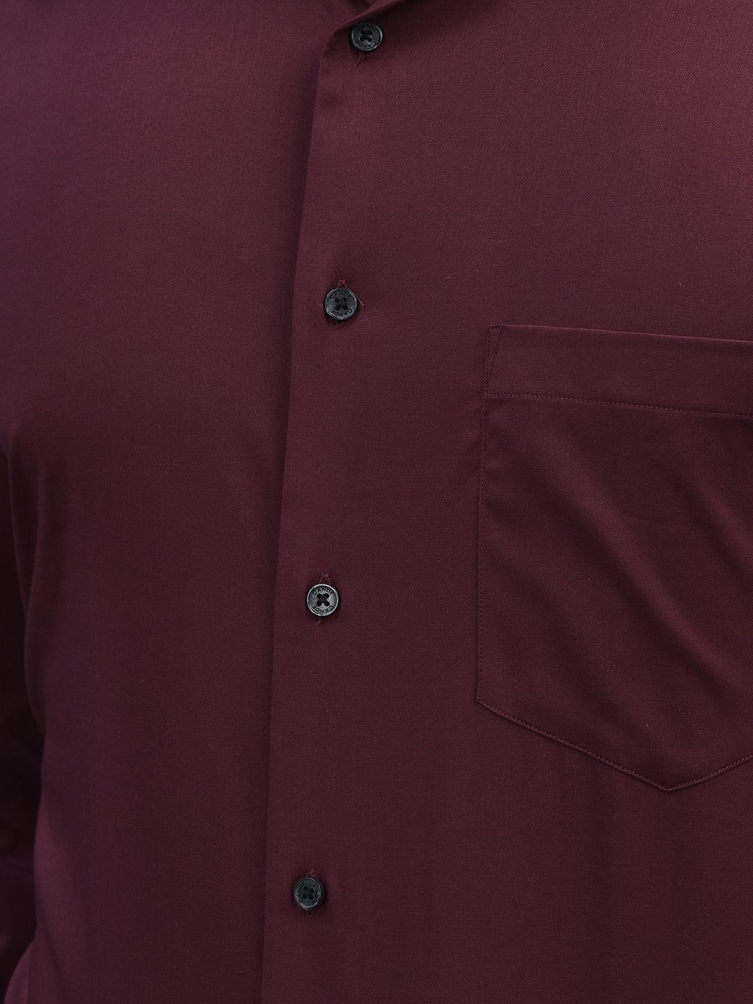 Canoe Men Spread Collar Long Sleeve Length Tailored Fit Formal Shirt