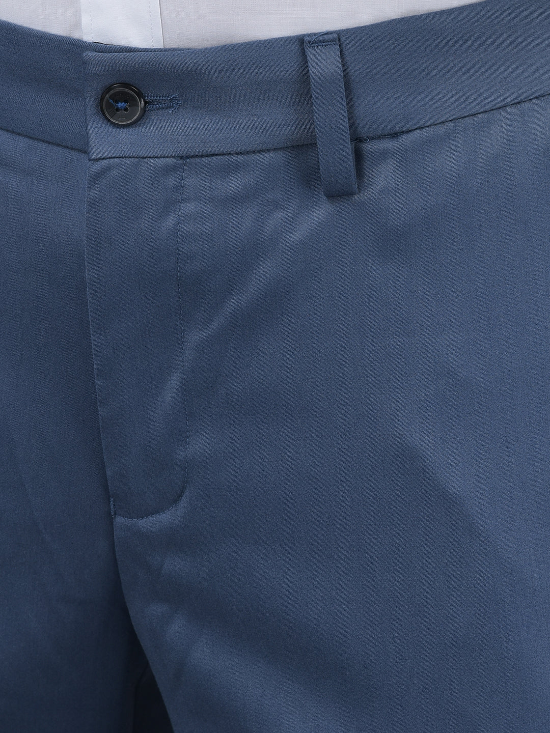 Canoe Men Regular Length Solid Pattern Button Closure Formal Trouser