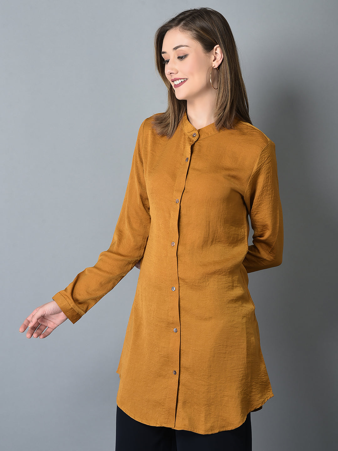 Canoe Women Mandarin Collar Tunic