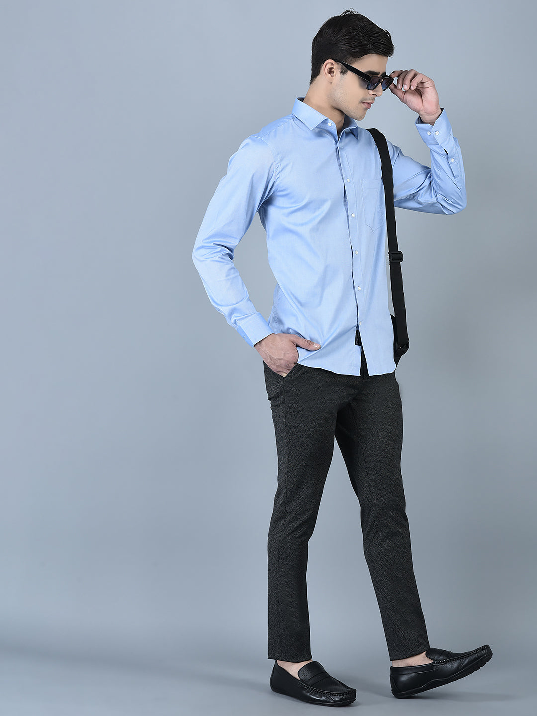 CANOE MEN Urban Trouser Charcoal Color