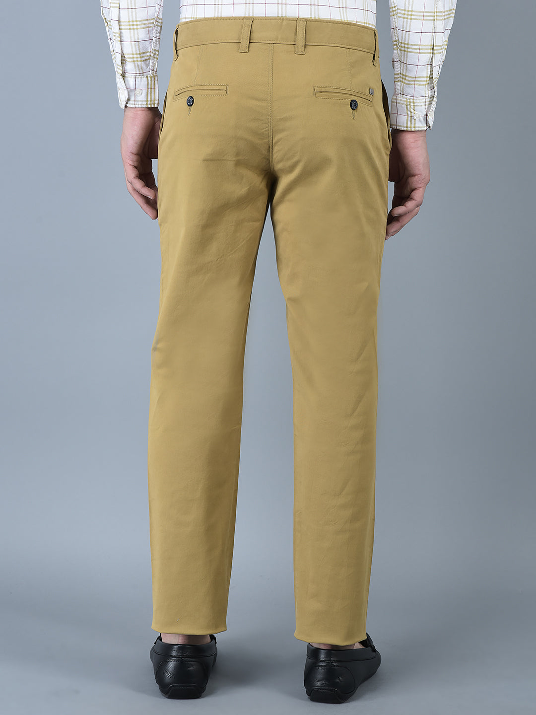 Canoe Men Casual Cotton Fabric Button Closure Solid