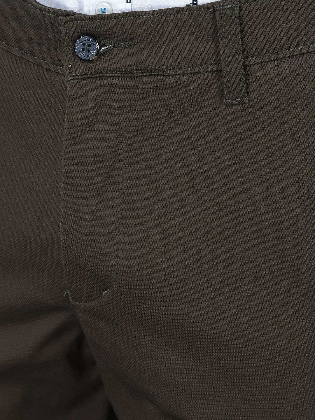 Canoe Men Casual Cotton Fabric Button Closure Solid