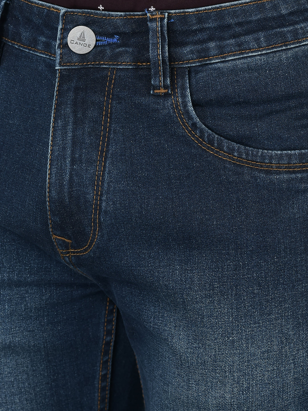 ANOE MEN Denim Trouser DENIM BLUE Color