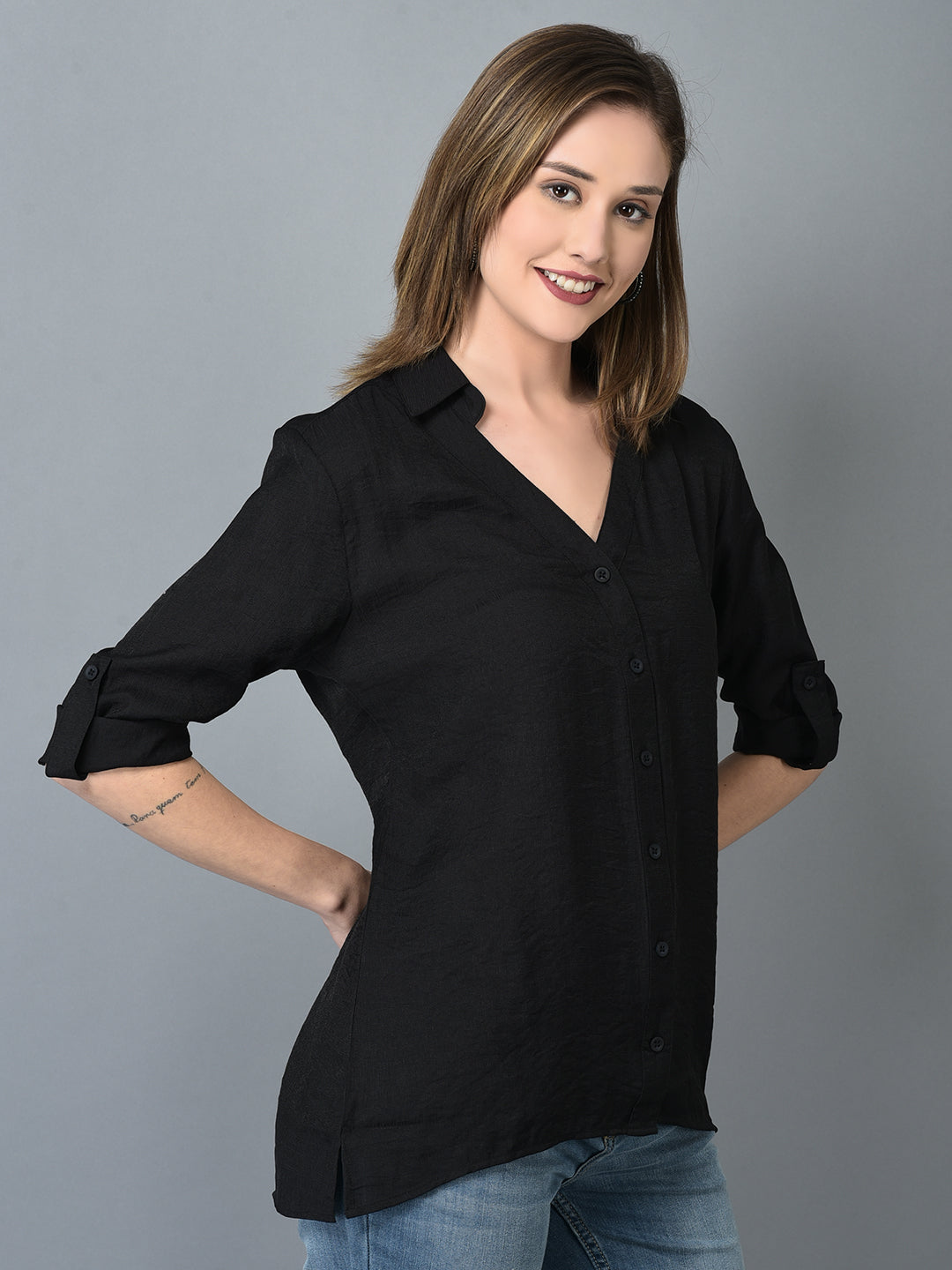 Copy of Canoe Women Full Button Placket Shirt