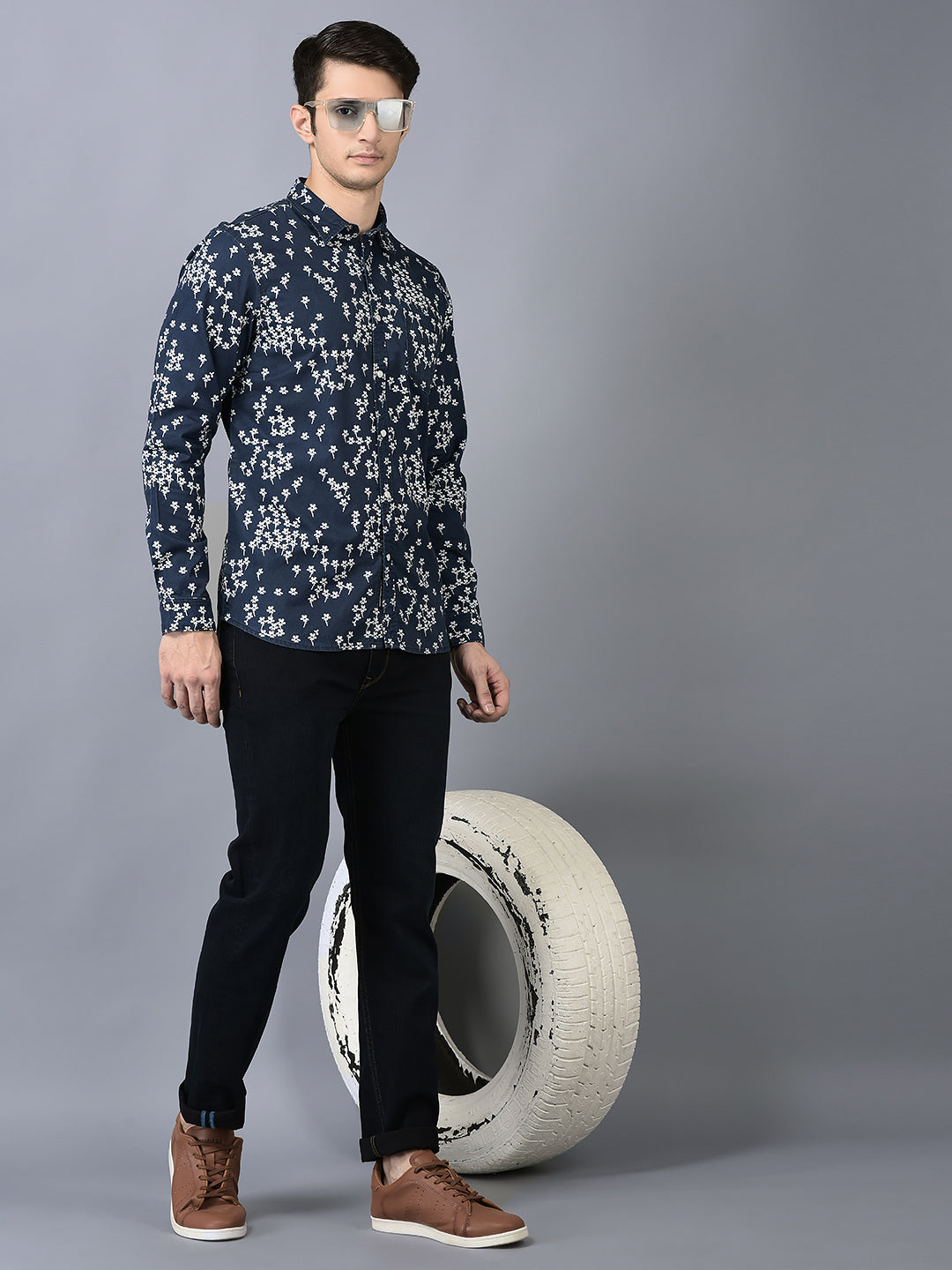 CANOE MEN Urban Shirt NAVY Color
