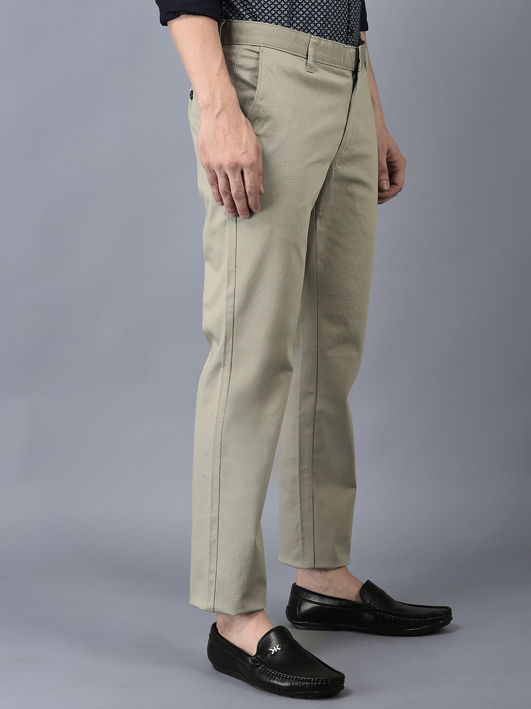 Canoe Men Casual Cotton Fabric Button Closure Solid