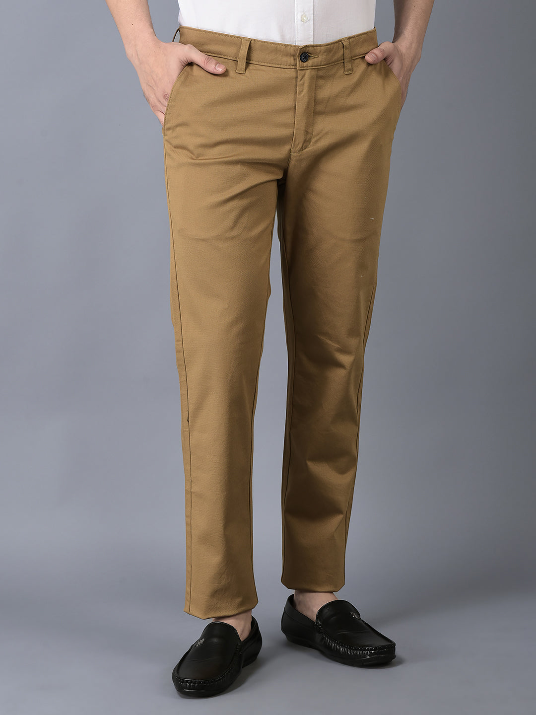 Canoe Men Casual Cotton Fabric Button Closure Solid