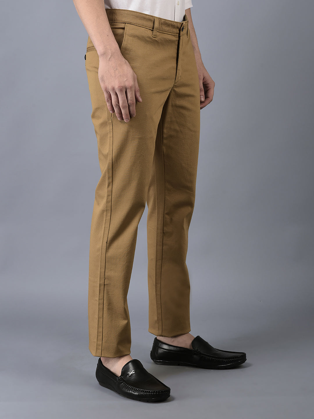 Canoe Men Casual Cotton Fabric Button Closure Solid