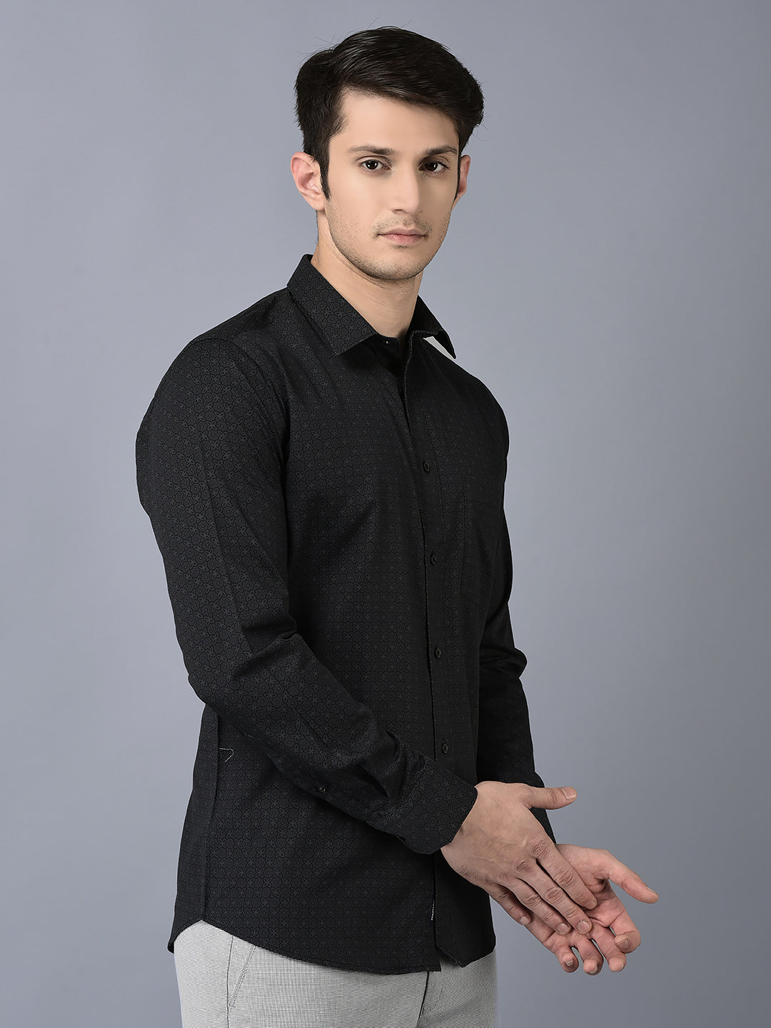 CANOE MEN Urban Shirt BLACK Color