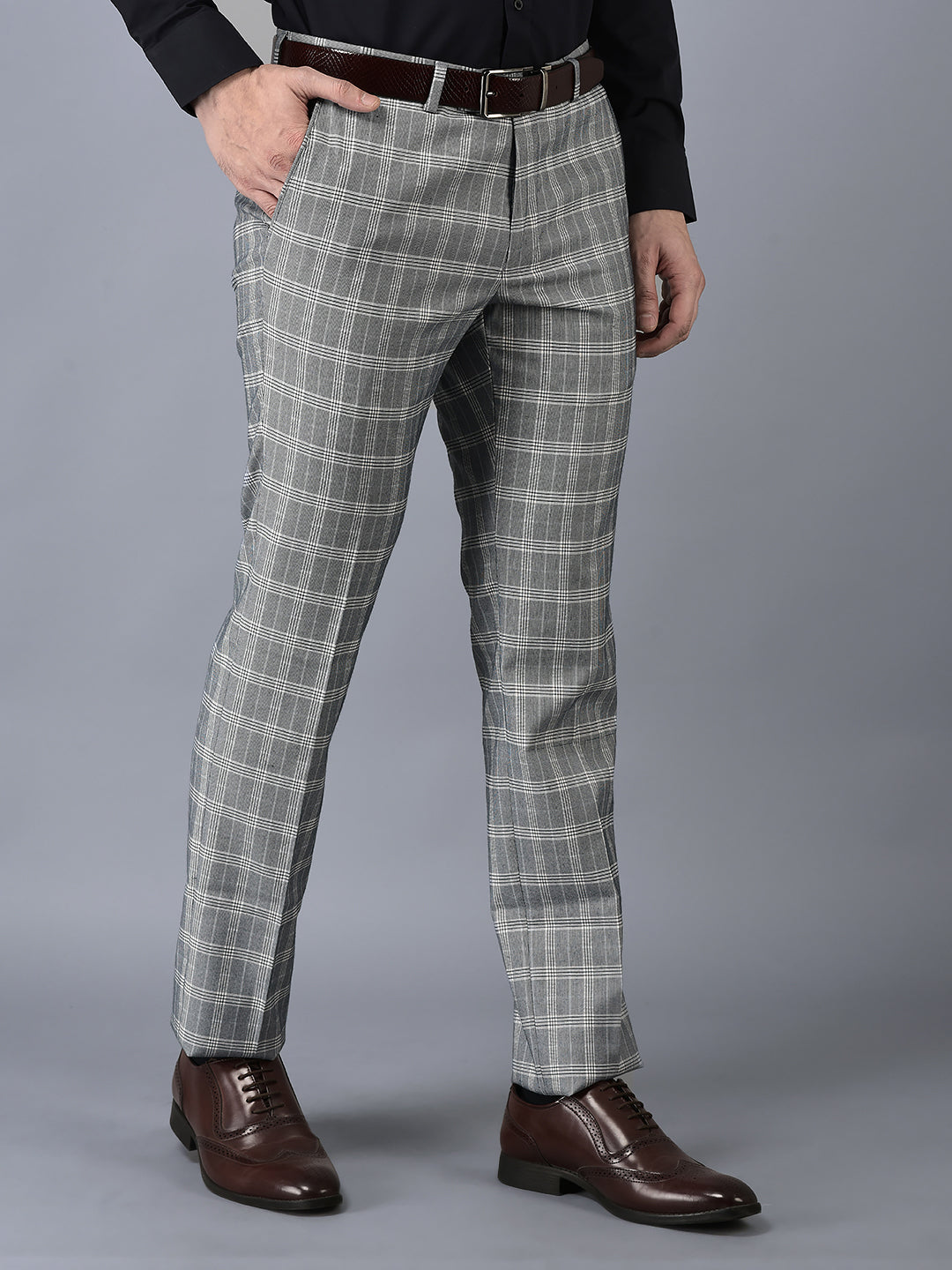 CANOE MEN Formal Trouser BLUE Color
