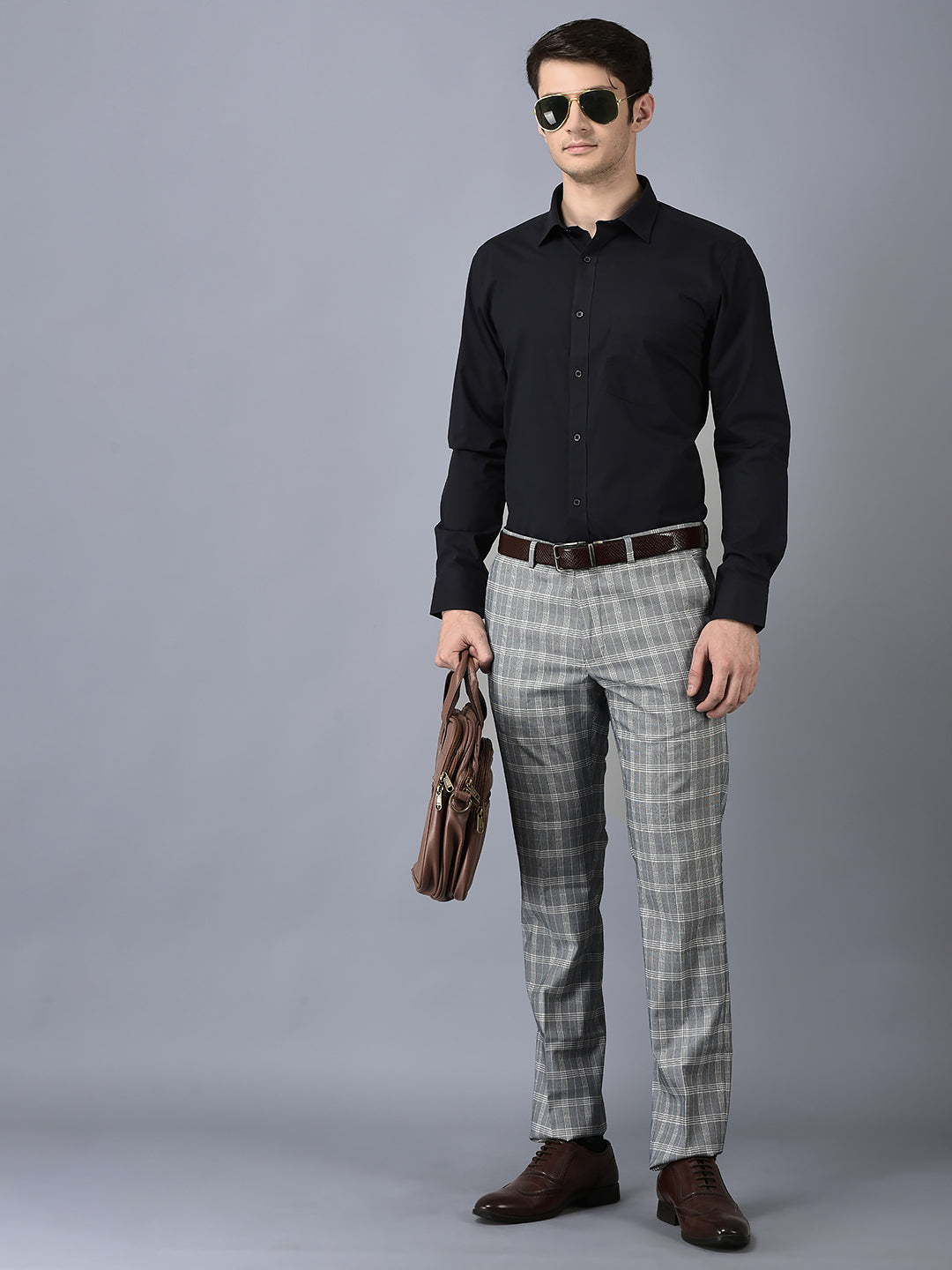 CANOE MEN Formal Trouser BLUE Color