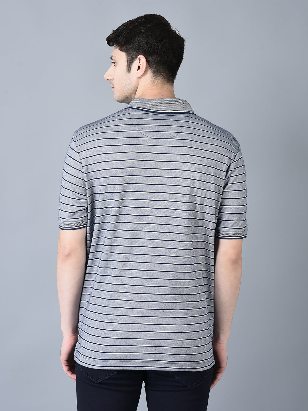 CANOE MEN Cotton Fabric Button Closure Self Design