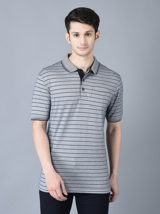 CANOE MEN Cotton Fabric Button Closure Self Design