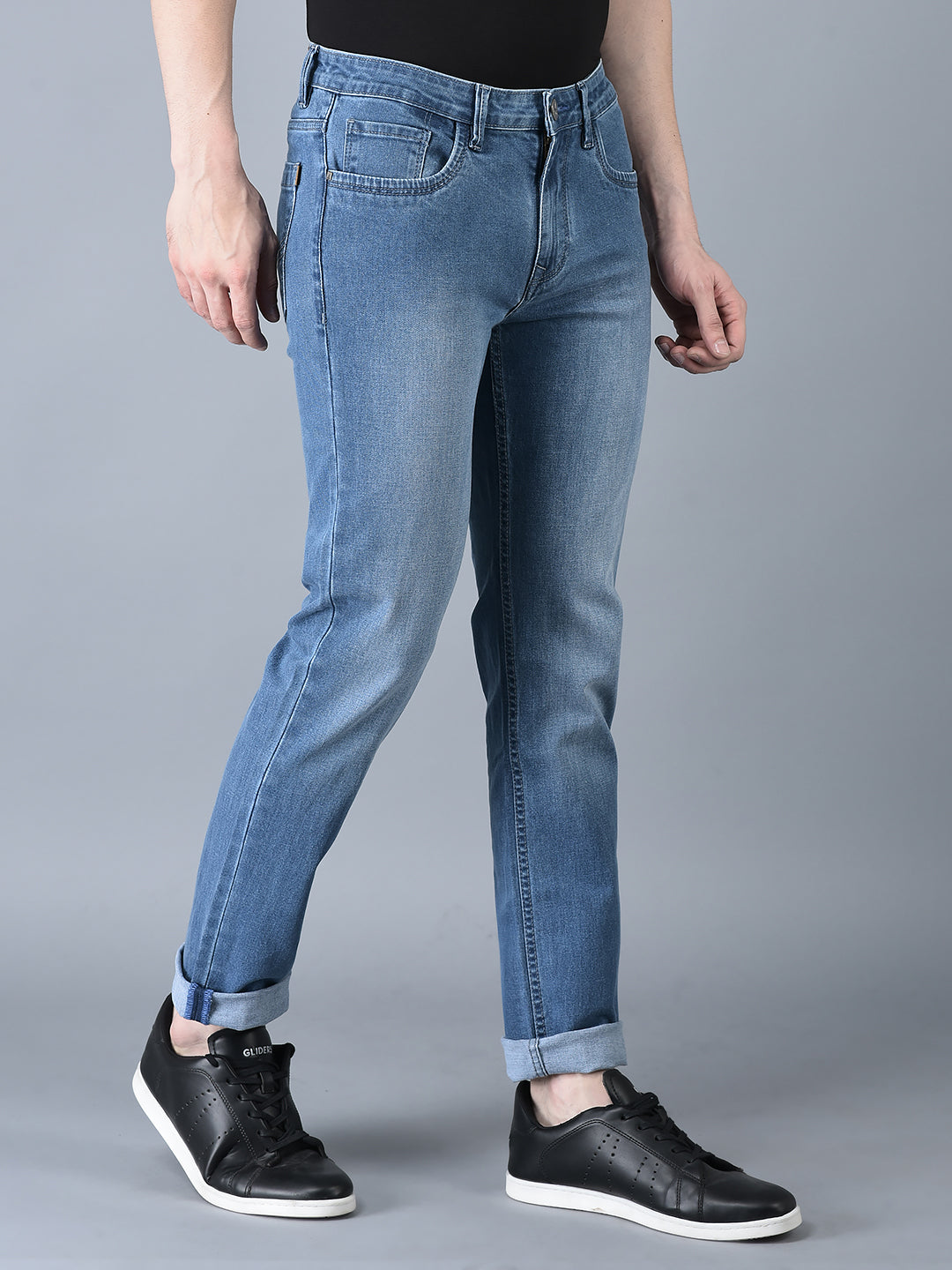 CANOE MEN Denim Trouser LIGHT BLUE Color