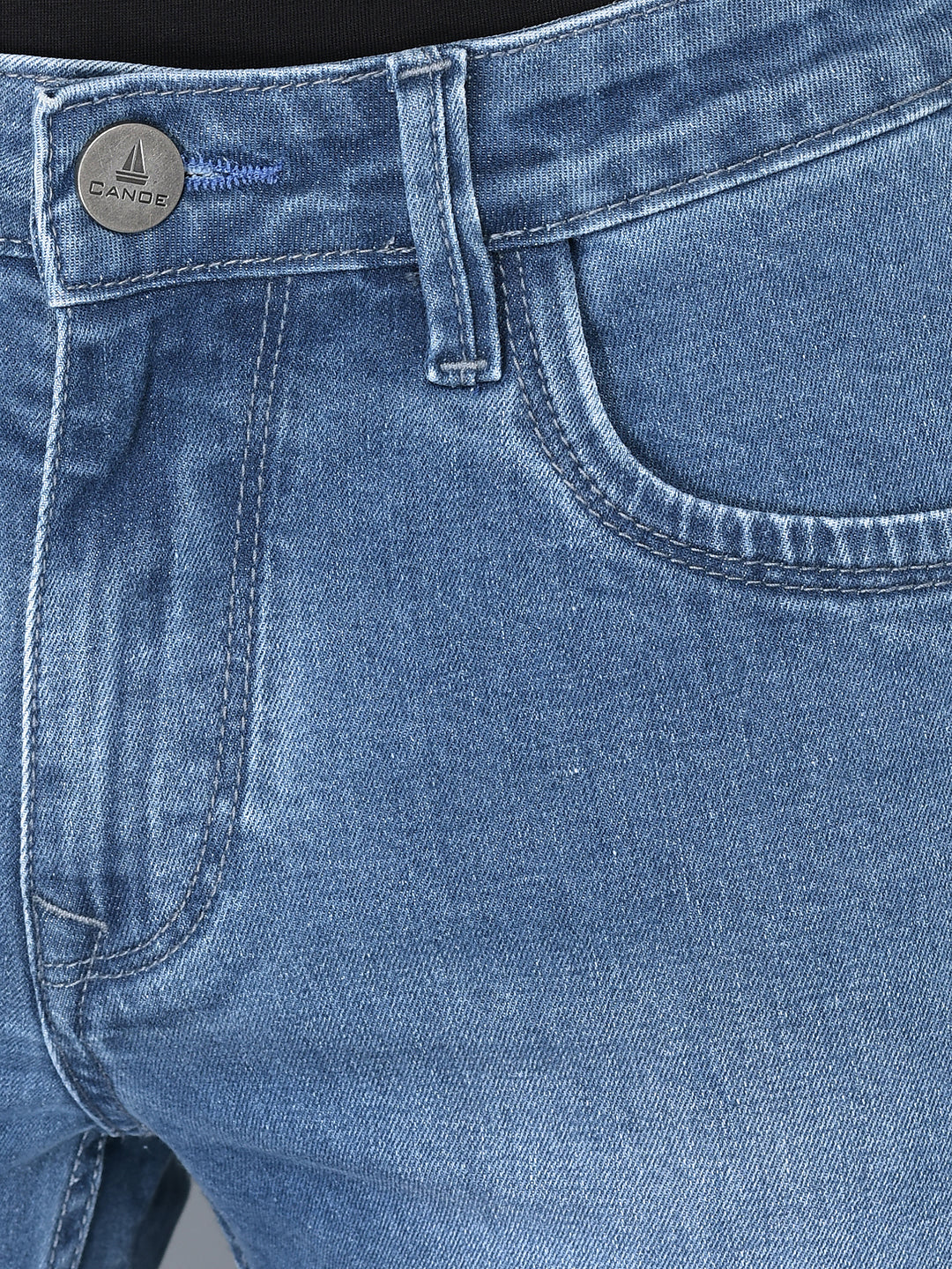 CANOE MEN Denim Trouser LIGHT BLUE Color