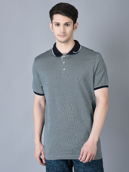 CANOE MEN Cotton Fabric Button Closure Self Design