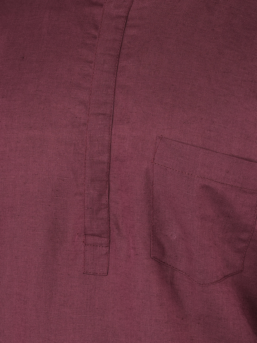 Canoe Men Casual Kurta Three Fourth Sleeve Above Knee Length