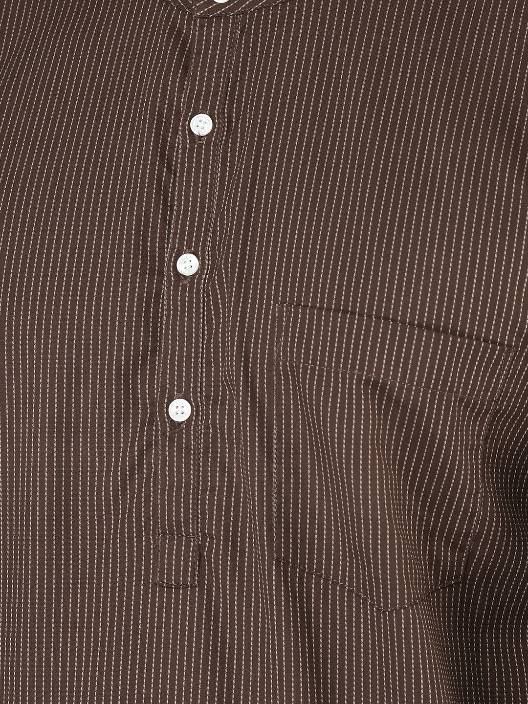 Canoe Men Casual Kurta Brown Color