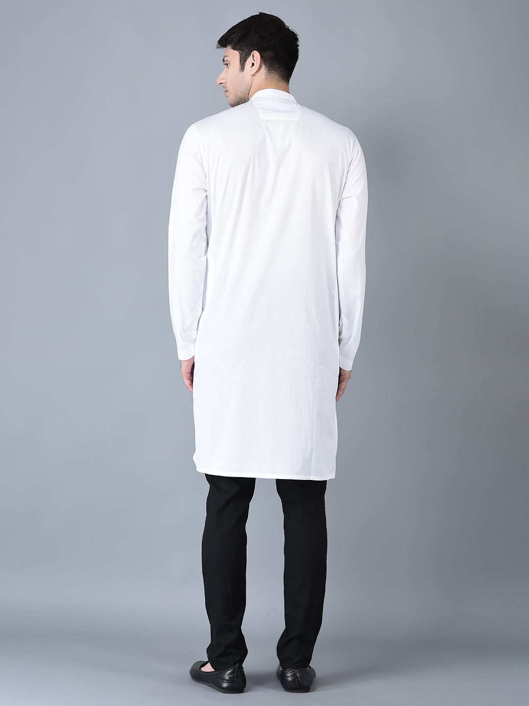 Canoe Men Casual Kurta White Color