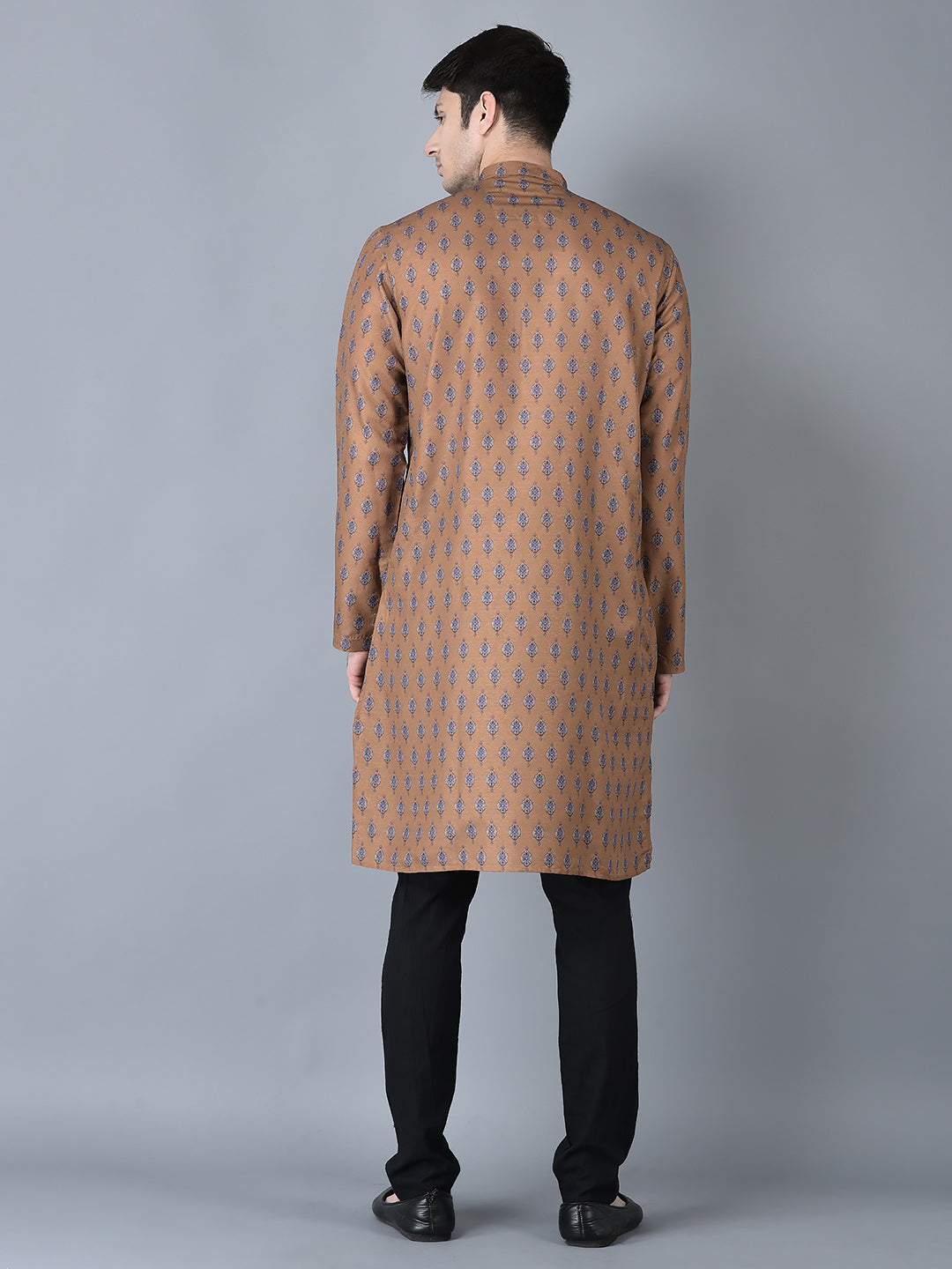 CANOE MEN FORMAL KURTA GOLD COLOR