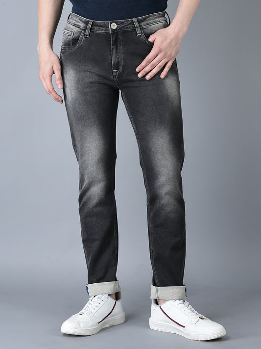 CANOE MEN Denim Trouser  Grey Color