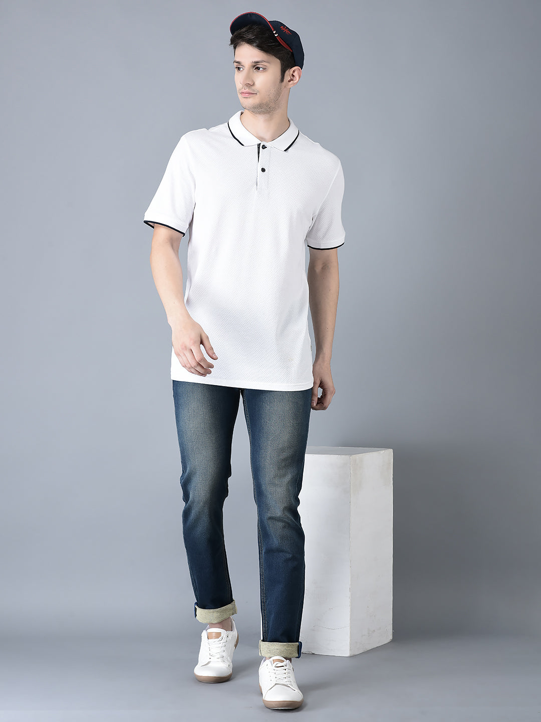 CANOE MEN Denim Trouser AIR FORCE Color