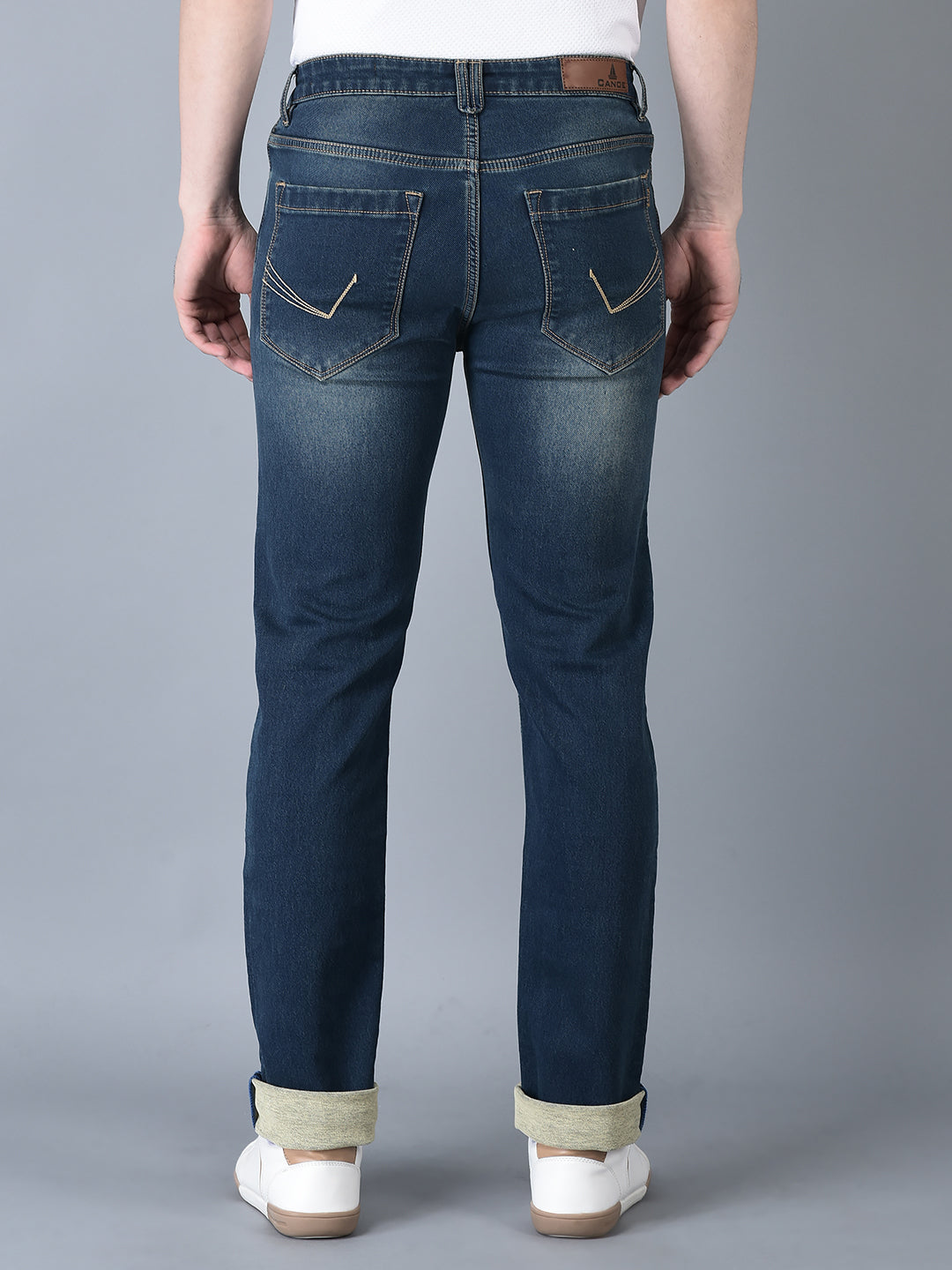 CANOE MEN Denim Trouser AIR FORCE Color