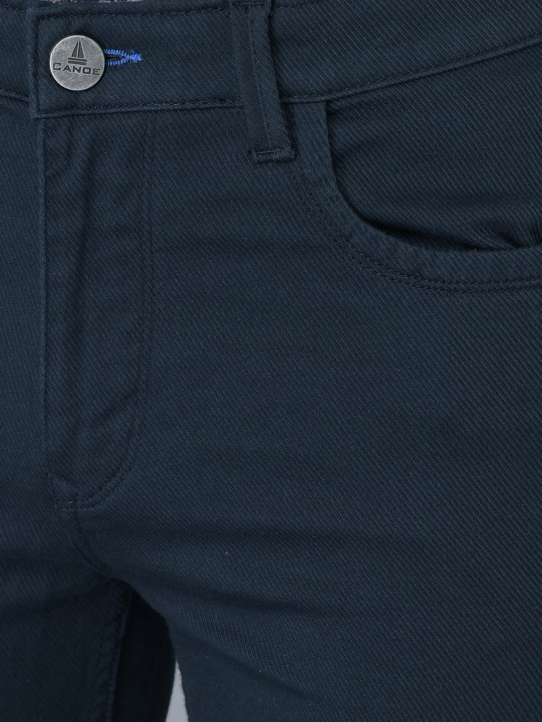 Canoe Men Casual Color Cotton Fabric Button Closure Faded