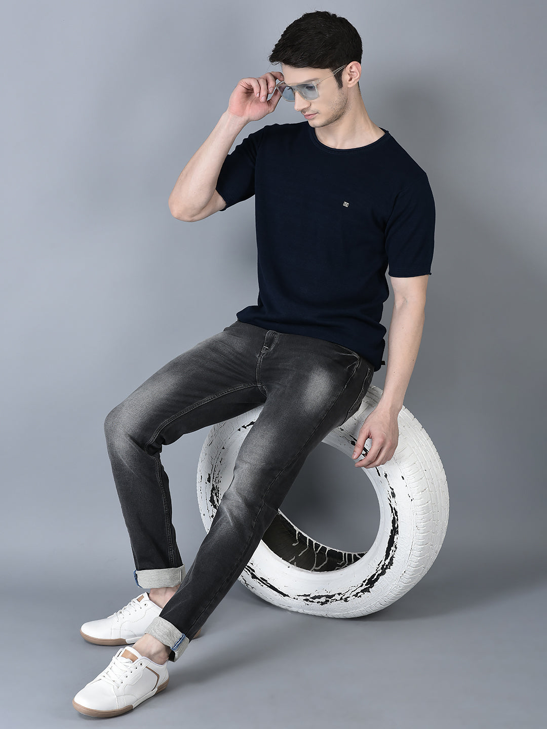 Canoe Men Short Sleeve Round Neck T-Shirt