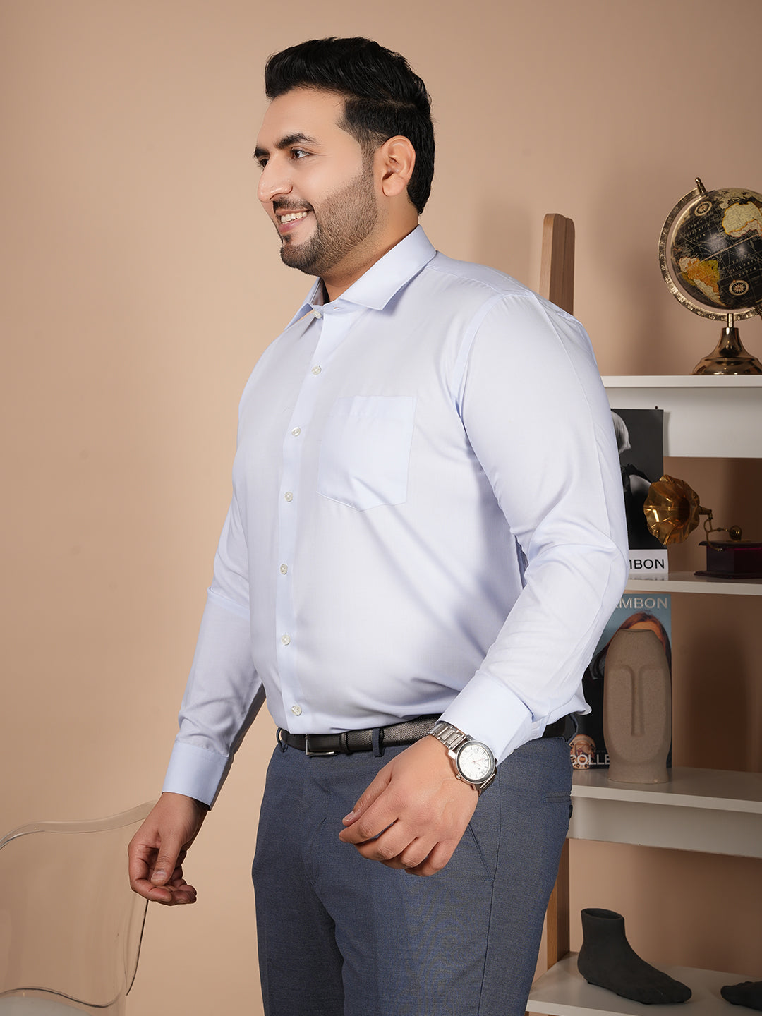 Canoe Signature Ice Blue Executive Shirt – Luxury Performance Edition