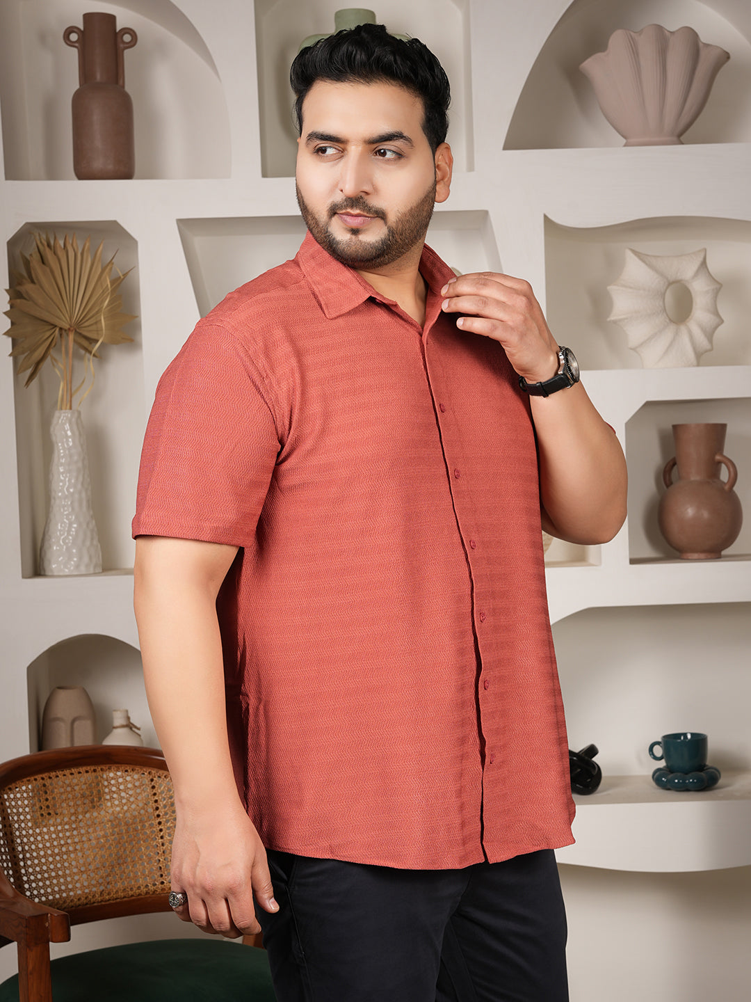 Rust Luxe Shirt – Performance Microfiber Edition