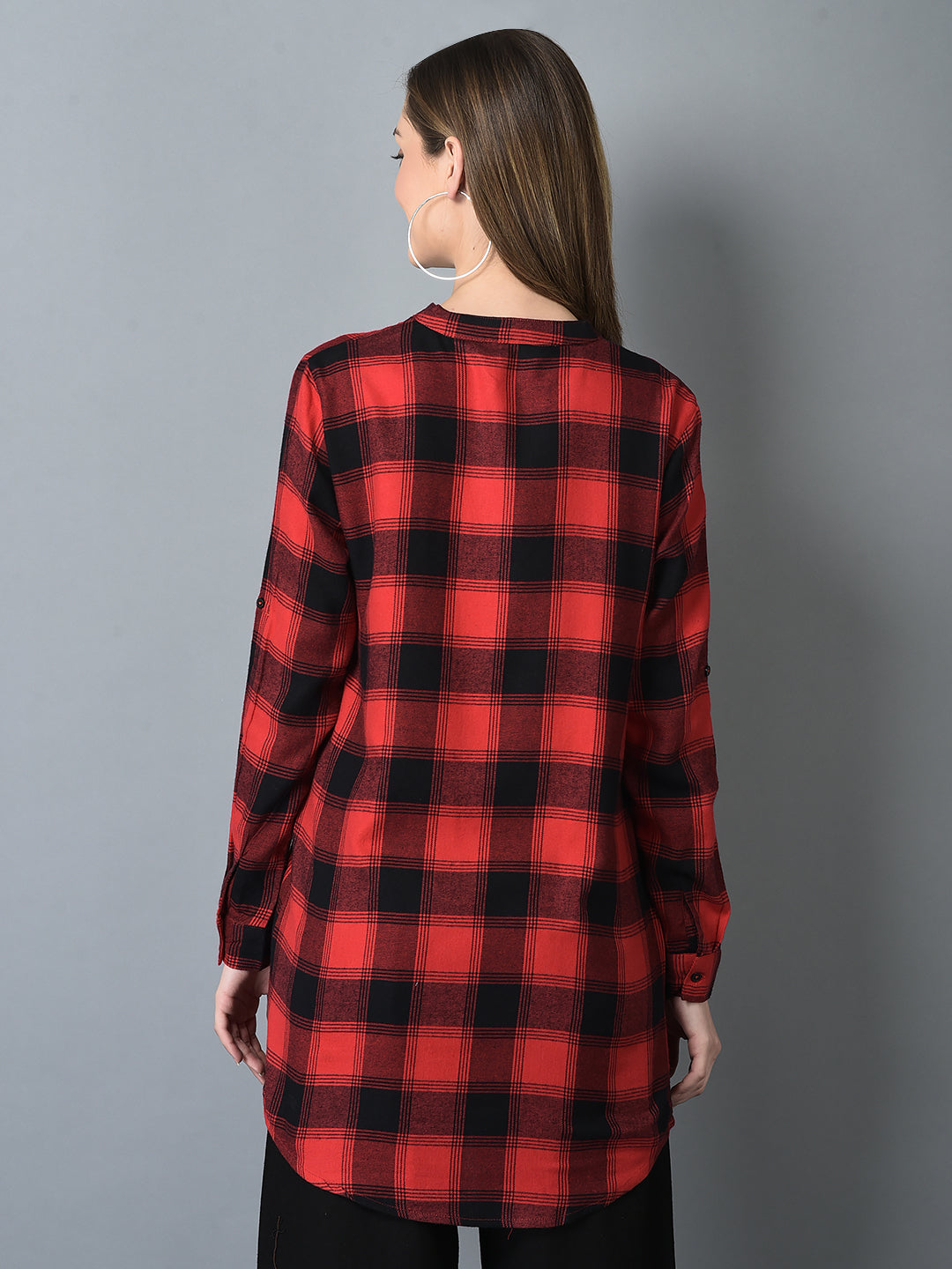Canoe Women Flawless Fit Red Color Shirt