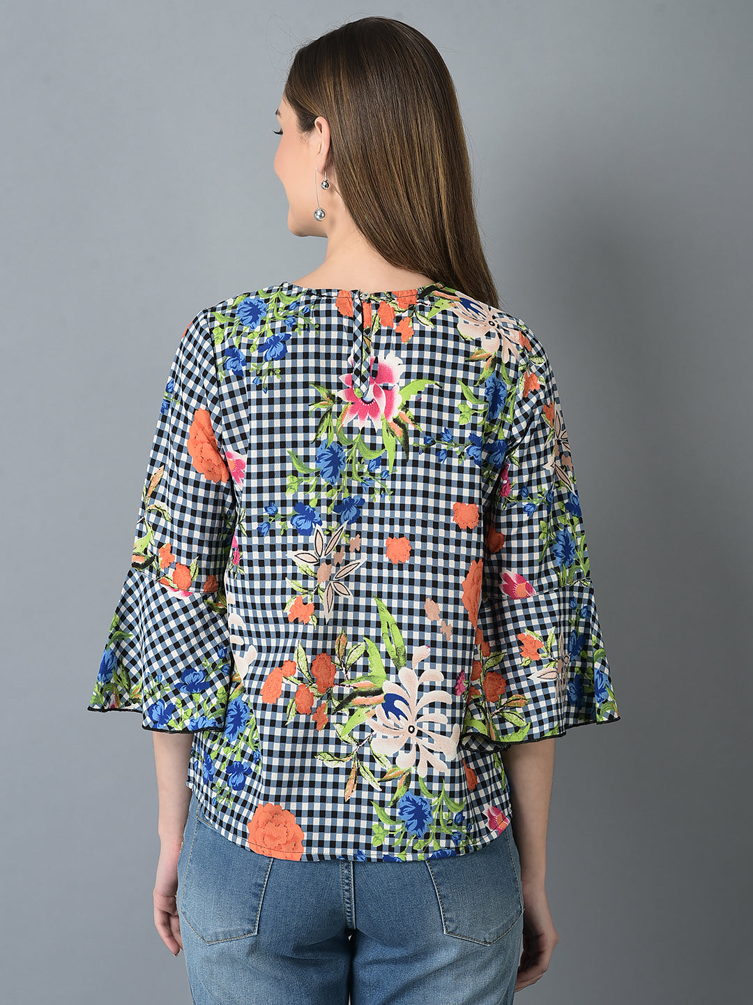Canoe Women Premium Quality Floral Print Top