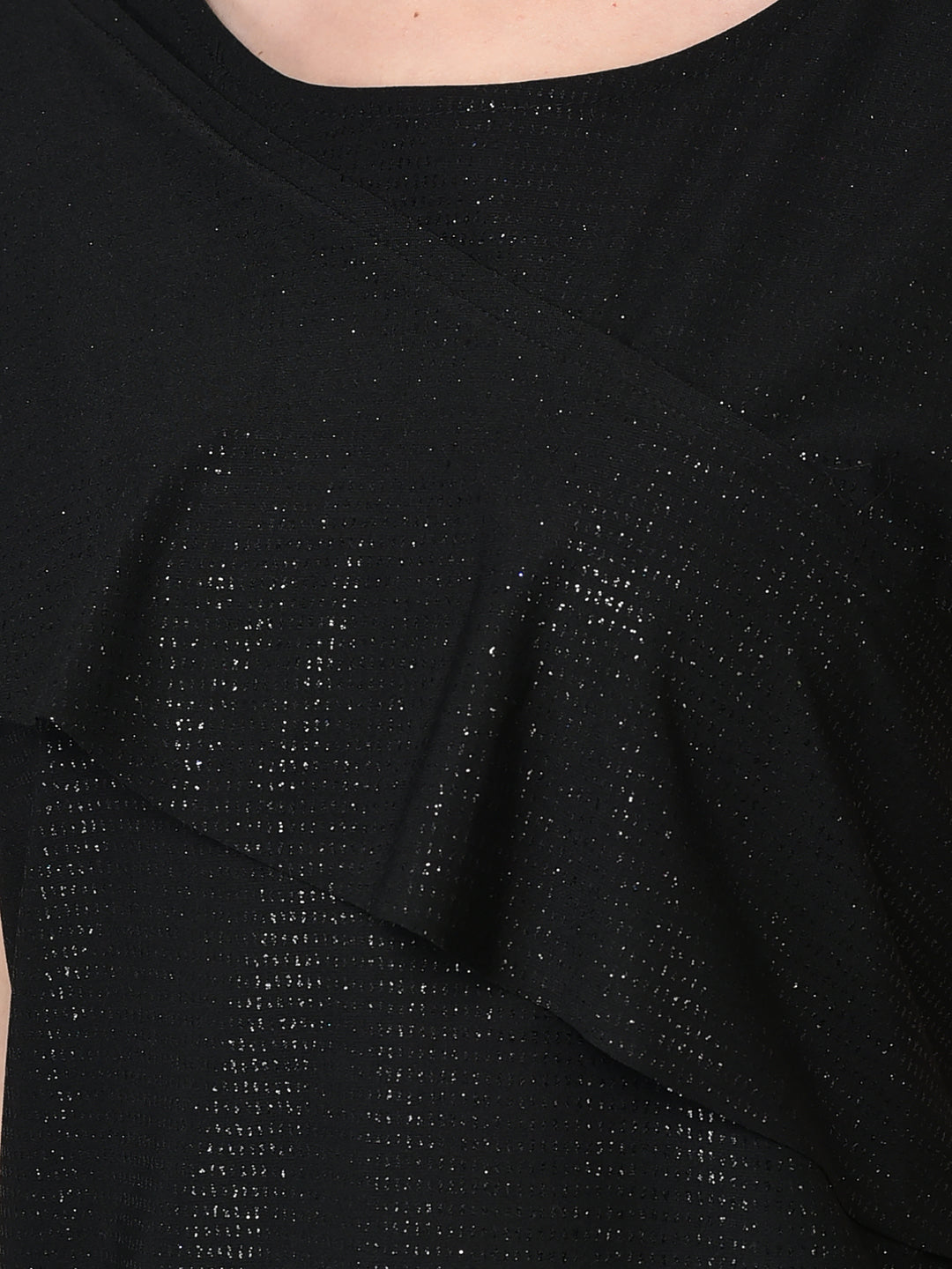 Canoe Women Sleeveless Black Color Top