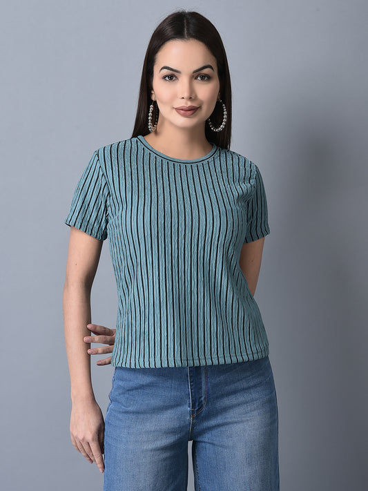 Canoe Women Round Neck Pure Super-Soft Microfiber  T-shirt