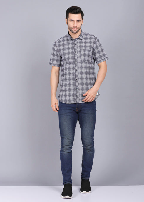 printed half sleeve shirts, grey shirt mens, half sleeve shirt, best casual shirts for men, latest shirts for men, mens shirt, gents shirt, trending shirts for men, mens shirts online, low price shirting, men shirt style, new shirts for men, cotton shirt, full shirt for men, collection of shirts, checkered shirt, casual shirt, smart fit, canoe