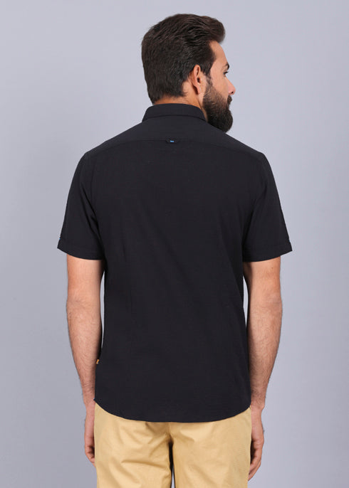 canoe half sleeve shirt, best casual shirts for men, latest shirts for men, mens shirt, gents shirt, trending shirts for men, mens shirts online, low price shirting, men shirt style, new shirts for men, cotton shirt, full shirt for men, collection of shirts, solid shirt, casual shirt, smart fit, black shirt, urban shirt