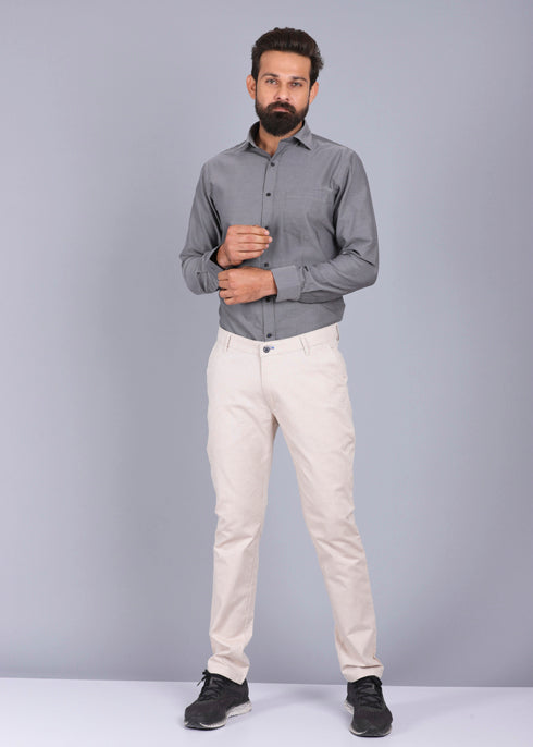 trouser for men, trouser pants for men, best trousers for men, male trousers, stylish trousers, mens beige color trouser, casual trouser, canoe