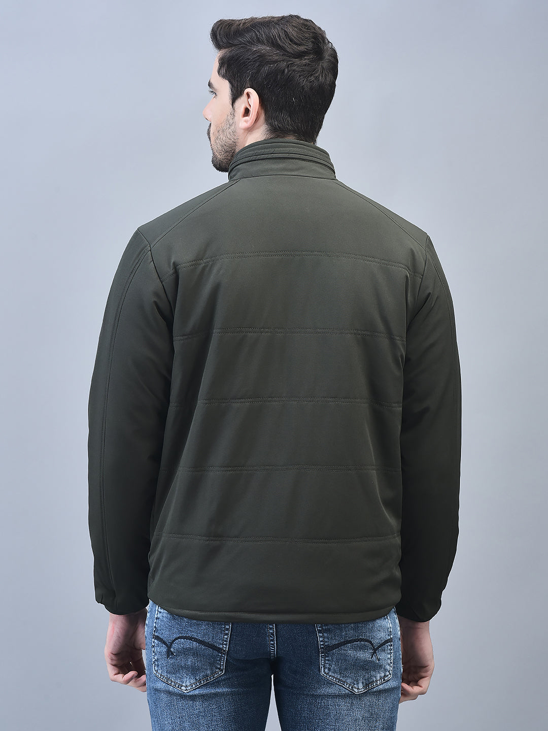 Canoe Men Full Sleeve Bomber Jacket