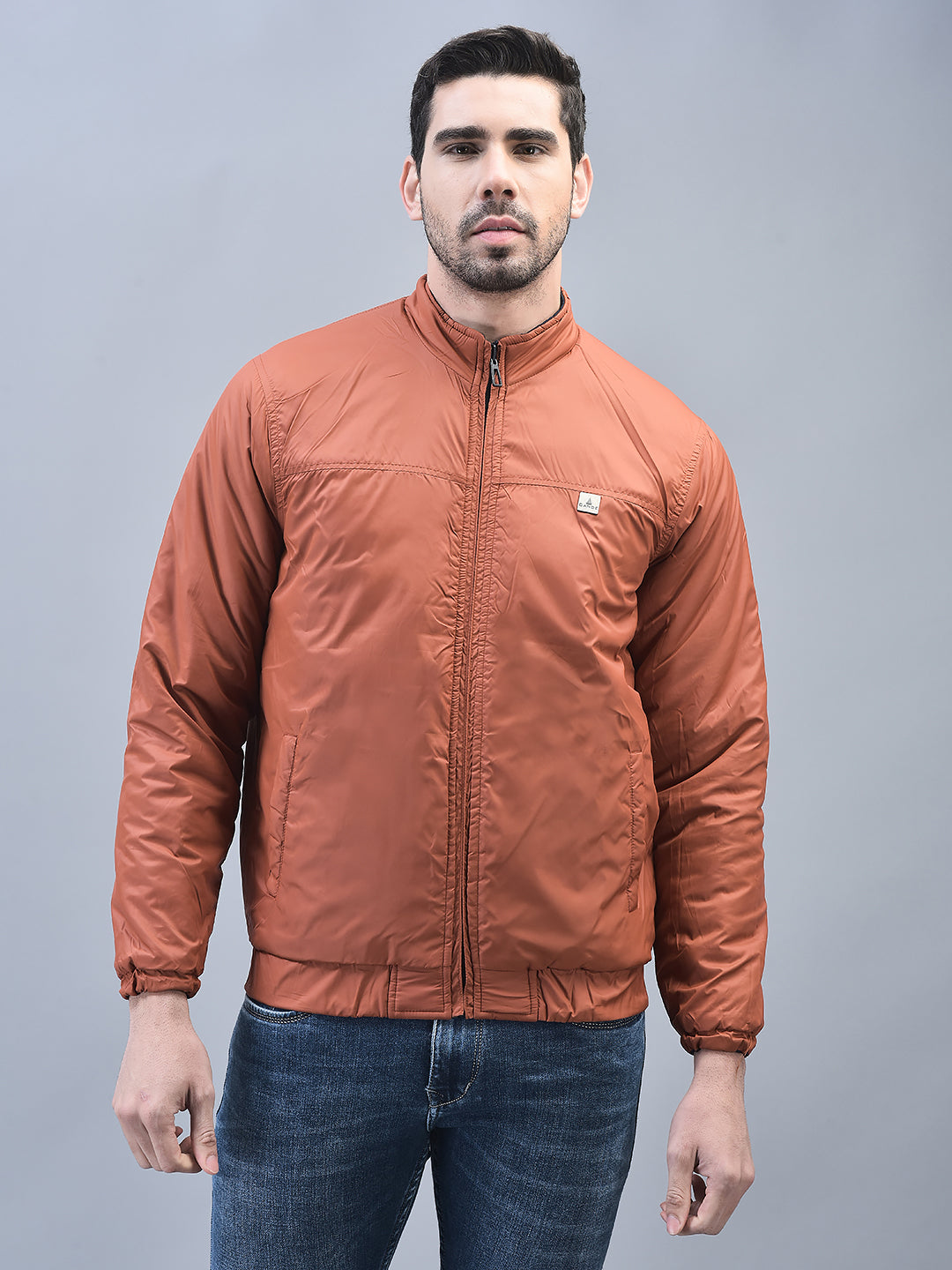 Canoe Men Full Sleeve Bomber Jacket